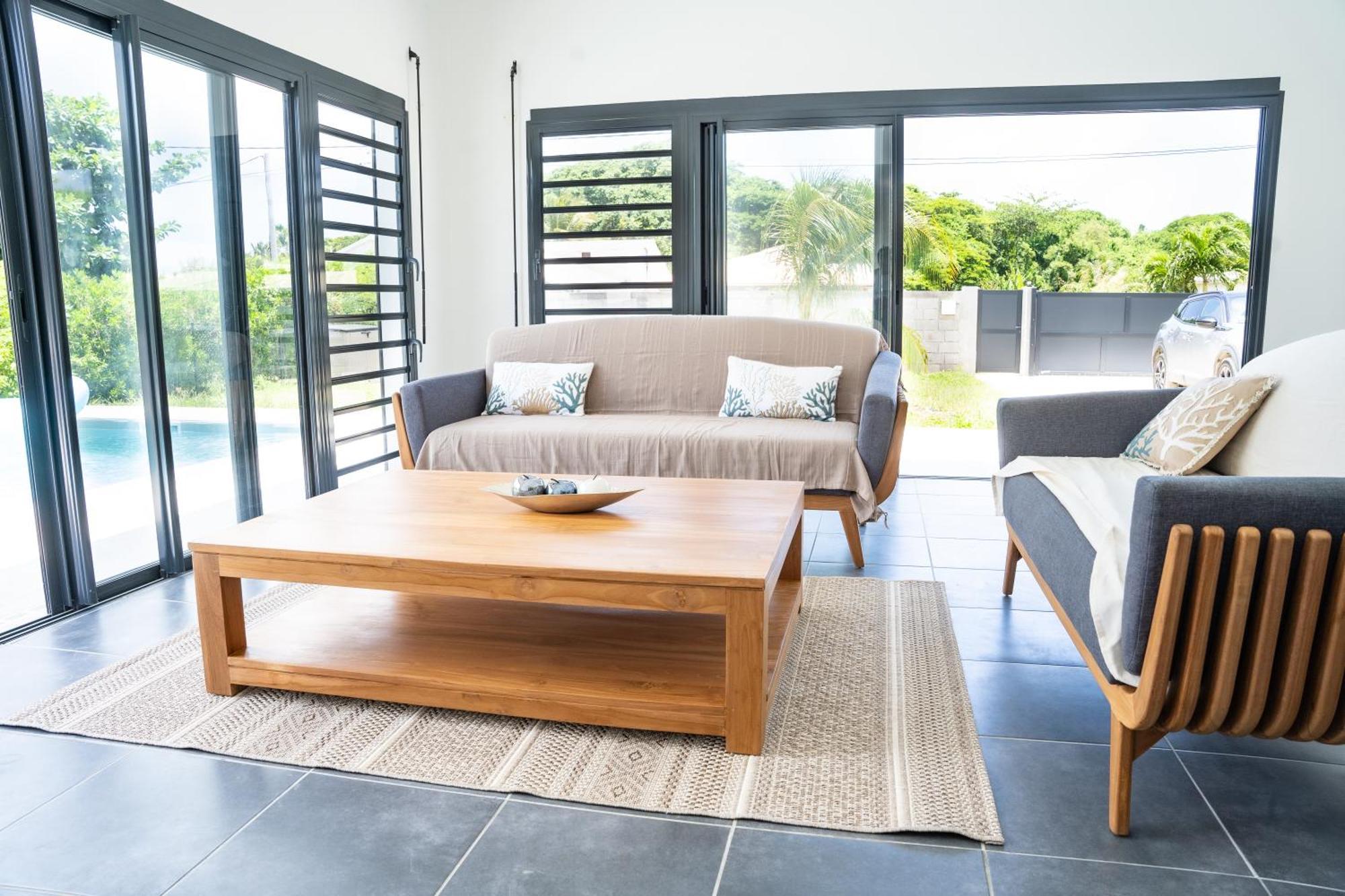 Kaz Corail Villa Exceptionnelle Ле Вауклин Екстериор снимка